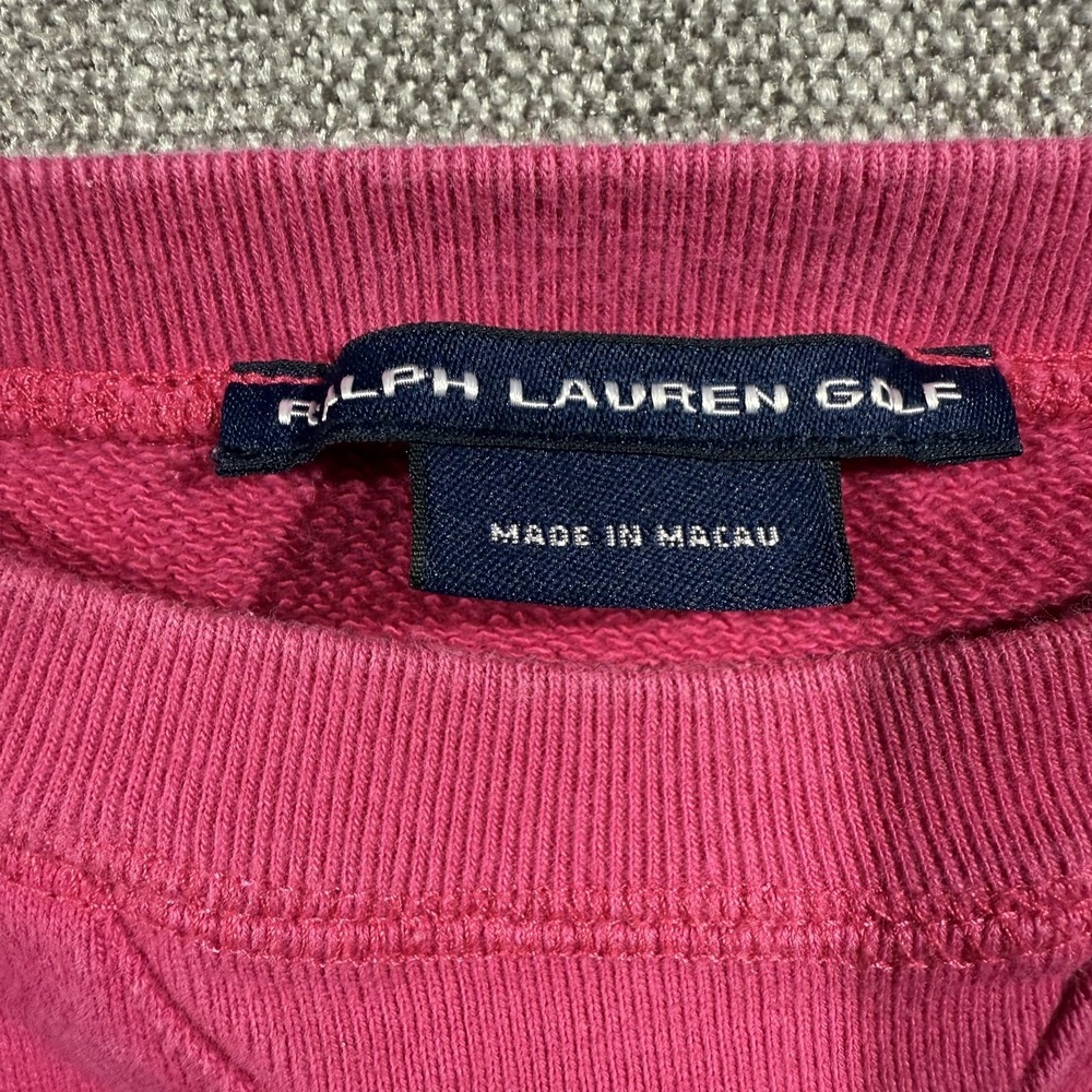 Ralph Lauren Golf Sweatshirts Mens Large XL Pink Blue Crewneck Pullover Lot - Picture 3 of 16
